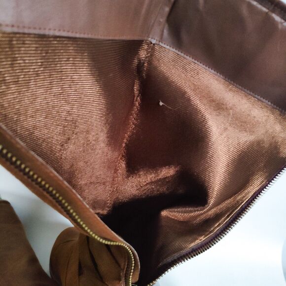 Madden Girl Campus Tan Faux Leather Back Zip Knee High Riding Boots Wide Calf 10 - Picture 11 of 12